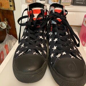 NWOT Raad “USA Fireman “ high tops Size 8.5!